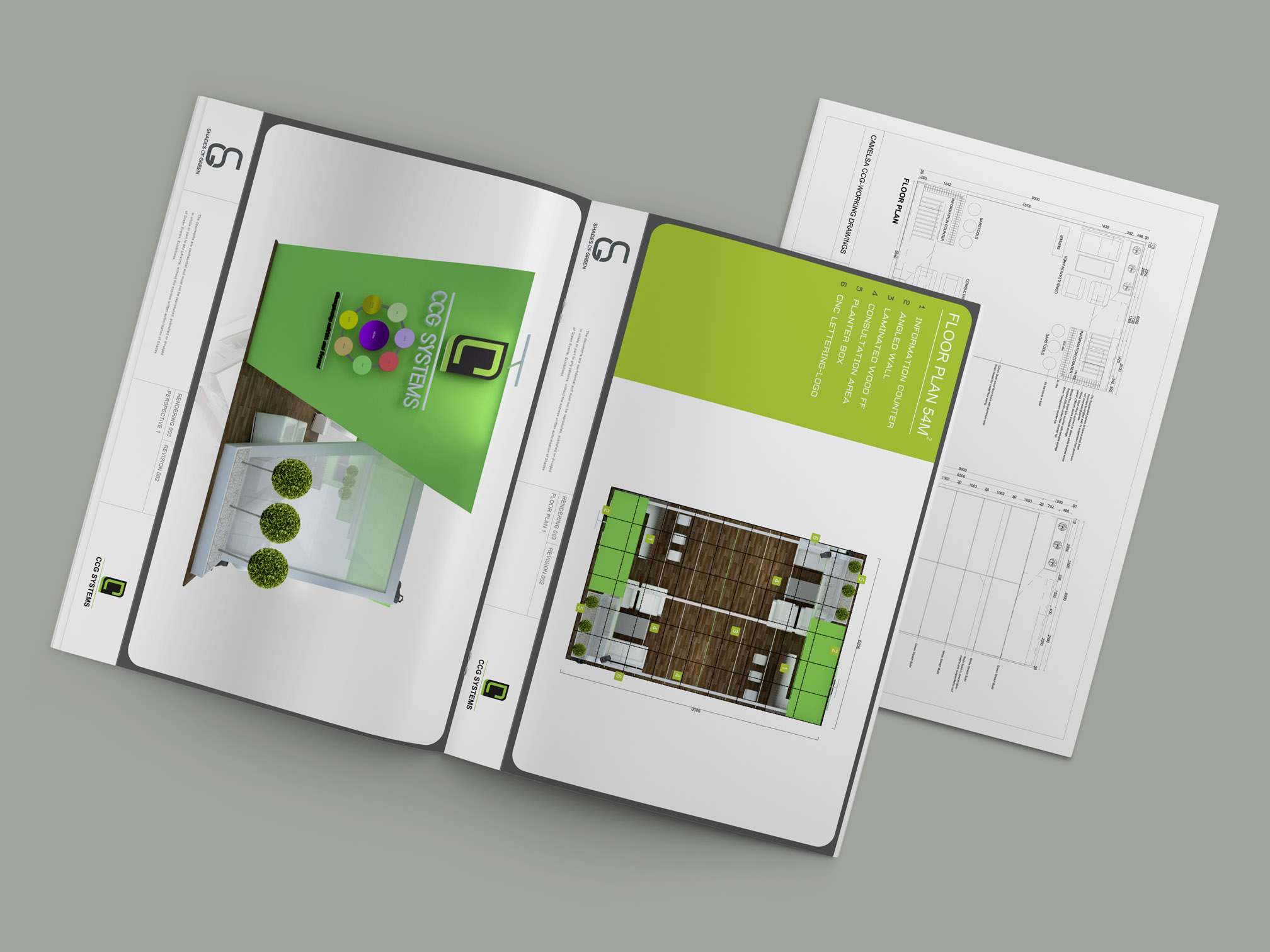 ccg exhibition design 3D rendering